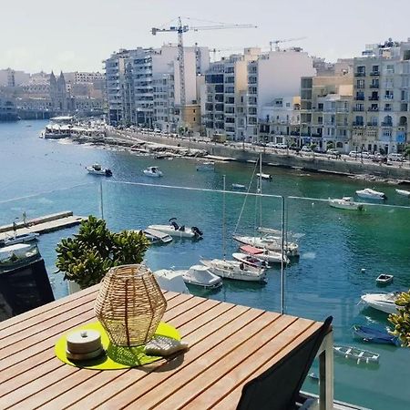 شقة Splendid Seaside Retreat On Spinola Bay سانت جوليان المظهر الخارجي الصورة